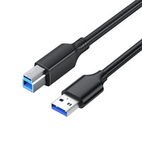 Câble d'imprimante USB 3.0 en gros, connecteurs A/B à tête carrée en cuivre pur pour transfert de données ordinateur et ordinateur portable, modèle W-U351