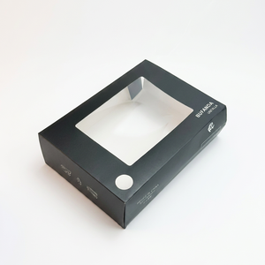 Caja de Regalo de Papel con Ventana Transparente Rectangular Personalizada Profesional, Caja para Teléfono con Ventanas Transparentes de PVC - Product Image 1
