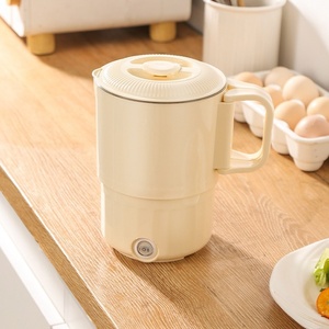 Nouvelle bouilloire électrique sans fil multifonctionnelle en acier inoxydable 1,2 L 1200 W avec arrêt automatique et design pliable pour usage domestique - Product Image 6