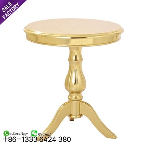Meubles d'événements en gros, décoration, table à gâteau dorée pour les mariages - Product Image 5