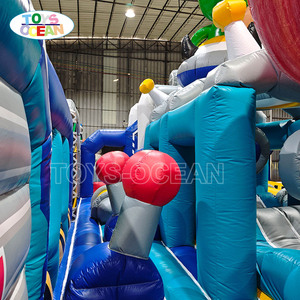 Parque Infantil Inflable con Diseño Espacial Personalizado, con Obstáculos, Zona de Brincos y Tobogán, Apto para Niños - Product Image 5