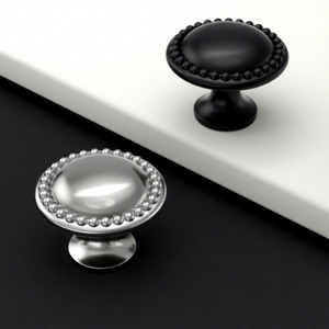 <b>Matte</b> <b>Black</b> Cabinet <b>Knobs</b> Round Drawer <b>Knobs</b> Modern Furniture Hardware Kitchen Cabinet Cupboard Dresser - Product Image 5