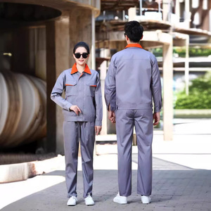 Popular Style Long-sleeved Factory Work Clothes for Spring and Autumn, Suitable for Car Repair Work. - Product Image 4