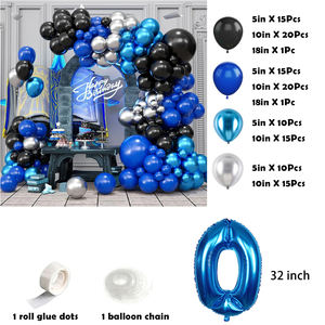 32 inç numarası 0-9 dijital balon alüminyum Film balon toptan doğum günü partisi dekorasyon balonu - Product Image 4