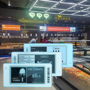 Capteur de température électronique, étiquettes de prix numériques ESL RFID pour supermarché, étiquettes électroniques pour rayonnages de magasin, aliments frais et produits surgelés. - Product Image 1