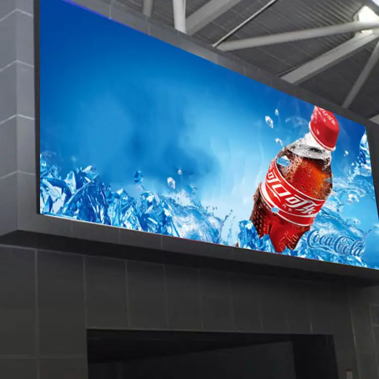Cold-resistant Video Animation Outdoor Exhibition Wall Advertising LED Sign P10 Control by PC Wifi or 4G