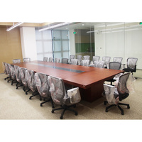 2025 Kaln prix usine fabricant personnalisé meubles de bureau placage grande table de conférence table de réunion matériel vert
