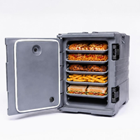 Premium 90L Rotationsgeformter Isolierter Lebensmittelbehälter GN-Behälter-Kompatibel Frontlader-Box für Hotel-Event-Lebensmittellogistik