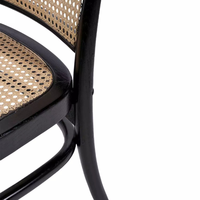Chaise en bois de style scandinave rétro moderne pour salon, salle à manger/cuisine, appartement, villa, bureau - Prête à l'exportation