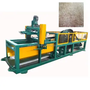 Máquina automática de barbear madeira/máquina de fazer madeira excelsior/máquina de lãs de madeira