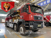 Camion de fracturation Tigerrig Haliburton 2800BHP avec pompe à plongeur, plate-forme de forage rotative, châssis SITRAK, moteur C3512E, boîte de vitesses CX48, DG2800