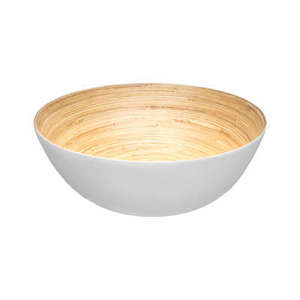 BOL EN BAMBOU BLANC 25X8.5CM 170CL - Product Image 1