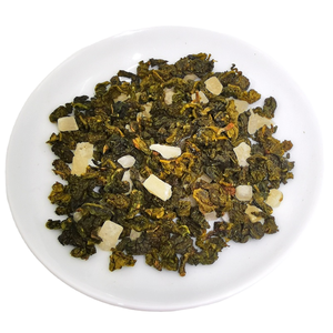 Thé Oolong Pêche Blanche Alpine <span class=keywords><strong>de</strong></span> Taïwan, Thé en vrac naturel et sain, Thé aux fruits aromatisé, Thé Oolong Jin Xuan - Product Image 1