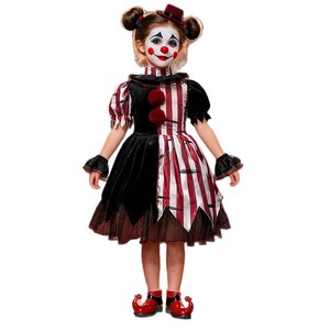 <span class=keywords><strong>Disfraz</strong></span> <span class=keywords><strong>de</strong></span> Payaso <span class=keywords><strong>de</strong></span> Halloween para Niñas, Vestido <span class=keywords><strong>de</strong></span> Cosplay con Falda, Impresión Digital en Poliéster, Inspirado en Películas y Televisión - Product Image 5