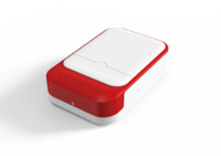 Nouvelle conception de sirène d'alarme de sécurité, son fort de 120 dB, temps de retard réglable, indication LED, capteur réseau filaire pour la maison et le bureau