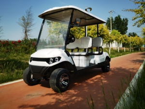 Carrito de Golf de 48V con 5-6 Asientos, Chasis de Acero, Batería de Plomo-Ácido, Faros LED y Toldo, Nuevo Diseño, Gran Descuento, Precio Bajo - Product Image 4
