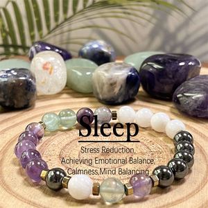 Pulsera Natural de Cuentas de Vidrio Coloridas con Piedra Antiestrés, de Primera Calidad, Lista para Venta al por Menor, con Garantía Comercial - Product Image 4
