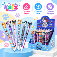 Stylos gel personnalisés KAIX avec logo, animaux mignons, écriture de haute qualité, stylos gel de dessin animé mignons, boîte personnalisée pour cadeaux promotionnels