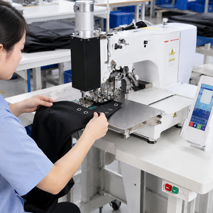 Machine à coudre automatique VMA Nice Price à point œil-de-perdrix programmable avec motif, diamètre maximal 6 mm pour vêtements - Product Image 4