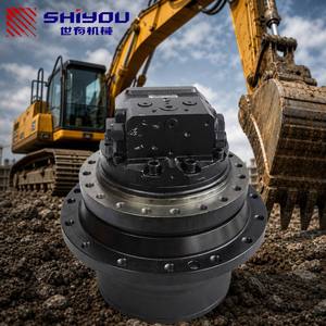 Motor de traslación SHIYOU GM18 TM18 21Y-60-21211 para excavadoras PC100 PC120 PC130 PC128UU PC110-7, conjunto de transmisión final de oruga - Product Image 1