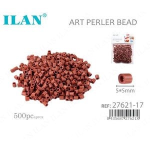 Perline Art Perler ILAN 5x5mm Marrone 500pz circa per lavori creativi - Product Image 2