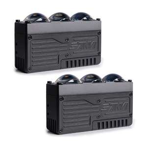 ไฟสปอร์ตไลท์รถยนต์ Sanvi S300 กำลังสูง พร้อมพัดลม ไฟ LED สำหรับกระจังหน้า ไฟตัดหมอกแบบเลนส์ อุปกรณ์เสริมไฟหน้ารถยนต์ออฟโรด - Product Image 4