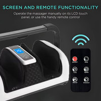 Masseur électrique de pied d'acupression de thérapie par la chaleur vibrante de machine de rouleau de Shiatsu intelligent pour la relaxation complète de corps
