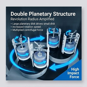 TENCAN 20L 40 60 80 100L ナノ工業用遊星式粉砕機 ラボ用遊星ボールミリングマシン - Product Image 2