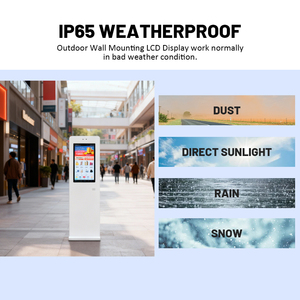 Pantalla LED Digital Publicitaria Vertical <span class=keywords><strong>de</strong></span> 21.5 Pulgadas, Resistente al Agua IP65, para Exteriores, con Gráficos Animados para Tiendas Minoristas - Product Image 3