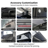 Carpa de Techo Rígido Extensible Moderna Huntoo, Impermeable, Ligera, con Sistema de Liberación Rápida, Plegable para 2 Personas, para Camioneta