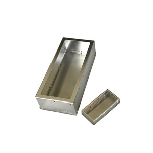 กล่องโลหะเคลือบนิกเกิลเคลือบโลหะมีความแม่นยำสูงแผ่นโลหะปั๊ม EMI RF - Product Image 3