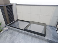 Diseño de techo moderno Superhouse diseños de techo simples y ventanas de aluminio de tragaluz motorizadas con ventilación mejorada