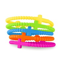 Vente en gros Oem Odm Perles acryliques colorées personnalisées Catholique Saints Prière Religieux Jésus Bracelets