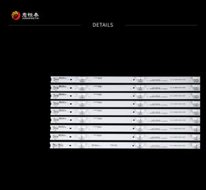 ที่ขายดีที่สุด LED TV Backlight พร้อมซ่อมทีวี Backlight ทีวีรุ่น T <span class=keywords><strong>cl</strong></span>/4 C-LB5504-HR16J/4 2 W 6 V 4 leds 9 ชิ้นต่อชุด - Product Image 2