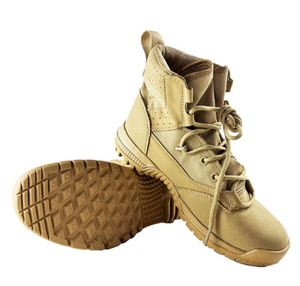 Bottes de combat marron à manches longues DFDB02 pour l'extérieur, l'alpinisme et l'entraînement – Chaussures tactiques d'entraînement - Product Image 4