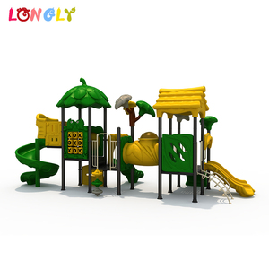 Ensemble de toboggan en plastique pour enfants, design forêt - Utilisation extérieure pour la maison et le jardin, approuvé pour les jardins d'enfants - Product Image 2