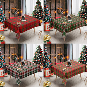 Custom Modern Wholesale Promotional Dinner <strong>Cloth</strong> Cow Print Black <strong>White</strong> Simple Waterproof Linen Tablecloth for Dining <strong>Table</strong> - Product Image 3