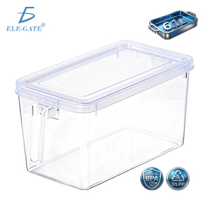 Conteneur de stockage alimentaire Ele-Gate 6,1 L sans BPA, organisateur de réfrigérateur pour fruits, légumes, utilisation en cuisine - Product Image 4