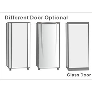 Congélateur pliant en acier inoxydable, modèle <span class=keywords><strong>Vertical</strong></span>, réfrigérateur à porte unique, résiste à l'eau - Product Image 3
