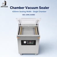 Machine d'emballage sous vide à chambre profonde DZ-420 pour poulet entier, canard, poisson, en acier inoxydable 201, modèle sur pied