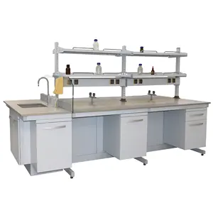 High Quality Chemical Resistant Lab Tables With Storage Polypropylene Worktop Wet Lab Bench Chinese School Supplies 20 Years