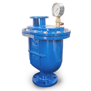 Válvula de ventilación neumática Manual eléctrica <span class=keywords><strong>Carx</strong></span> PN16 PN10, válvula de escape de mariposa para medios de Base de Gas de agua y aceite - Product Image 3