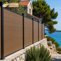 Clôture de jardin composite en WPC, panneau en bois-plastique, écran extérieur pour piscine, imperméable, résistant aux UV, norme australienne OEM