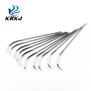 Aghi chirurgici veterinari semi-curvi medici dell'acciaio inossidabile di qualità KD909 per le pecore del bestiame del maiale - Product Image 4