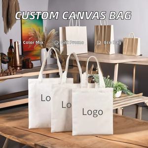 Bolsa de Mano de Lona Personalizada de Lujo de Alta Calidad para Damas, Cierre de Cremallera, Bordado, Impresión de Logotipo Personalizado, Tela Ecológica - Product Image 3