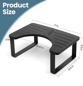 Taburete de baño de bambú duradero, bandeja de cuclillas portátil antideslizante para adultos y niños, taburete de baño a prueba de grietas, Color negro - Product Image 4