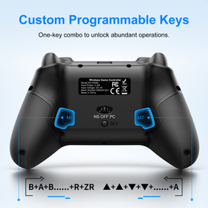 Controlador de juego inalámbrico Honcam Hall Trigger Hall Joystick Switch2 con sensor de 6 ejes y doble vibración para PC, Switch, Android e iOS. - Product Image 5