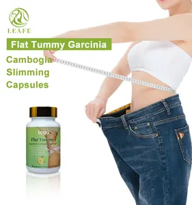 OEM Flat Tummy Pills Garcinia Cambogia Extract Fat Burning Capsules Detox Belly Slimming Pellet Fat Burner Capsules