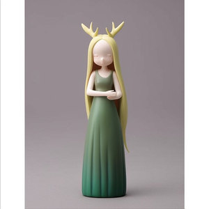 Customized Resin Fairy <b>Statue</b> Long Hair Princess Artistic Home Decoration Sculpture - Product Image 3