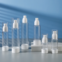 Emballage pour soins de la peau, flacon pompe sans air en plastique de 15 ml, 30 ml, 50 ml, flacon vaporisateur pour le corps de 100 ml, flacon pour lotion, emballage cosmétique